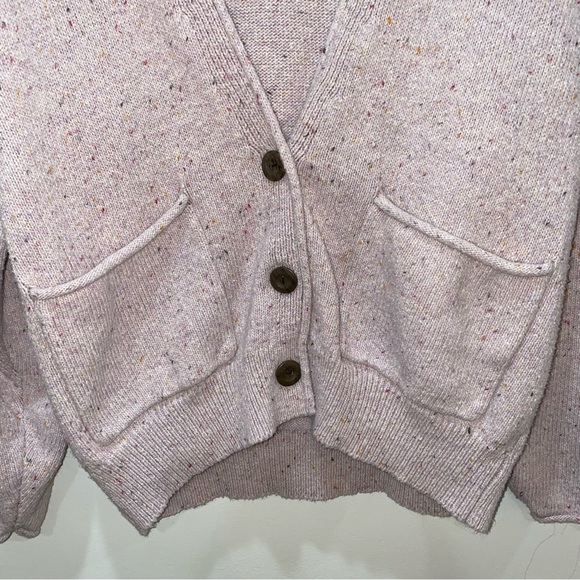 Universal Thread Women's Pastel Speckled Buttoned Cardigan, Medium - Picture 3 of 7